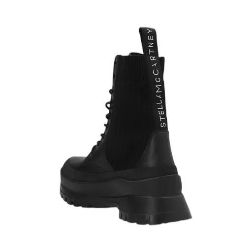 Chelsea Knit Lace-Up Trace Boots