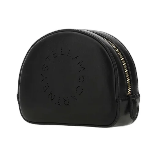 Logo Perforated Zip-Up Beauty Case