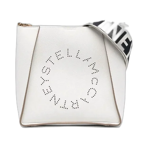 Logo Perforated Crossbody Bag