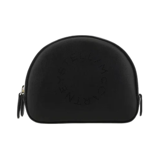 Logo Perforated Zip-Up Beauty Case