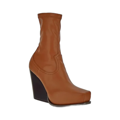 Cowboy Zipped Stretched Ankle Boots