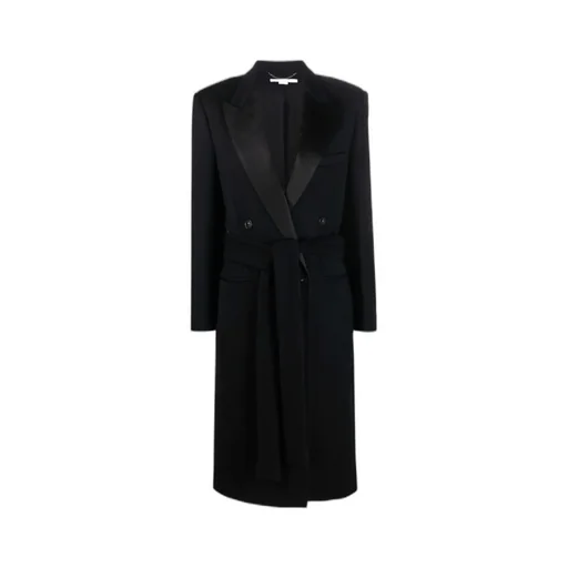 Double-Breasted Belted Coat