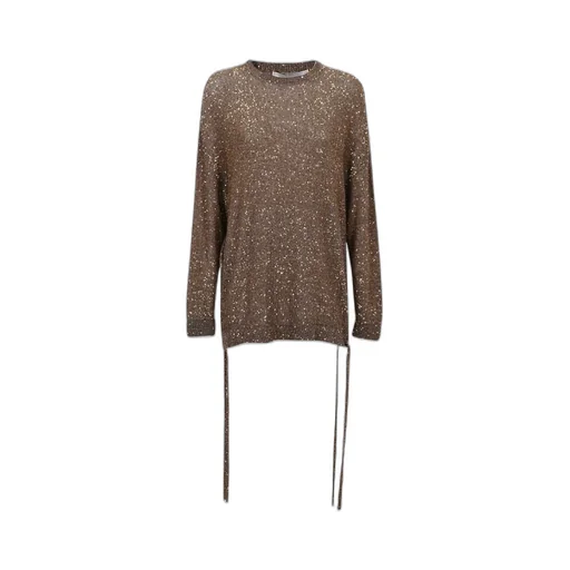 Sequinned Long-Sleeved Jumper