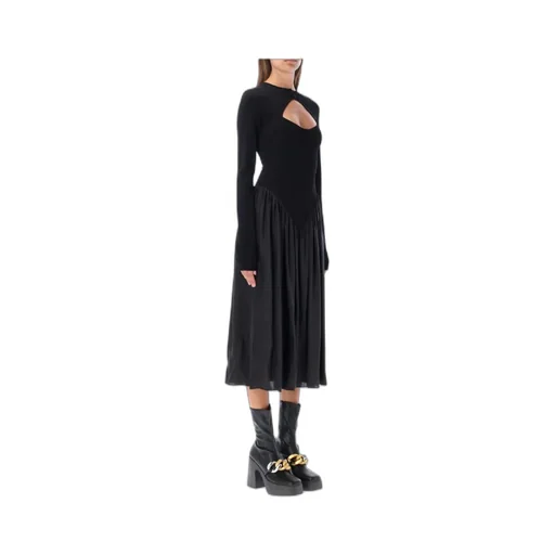 Technical Shiny Knit Dress