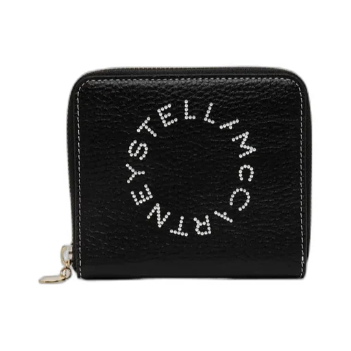 Logo Detailed Zip-Up Card Holder