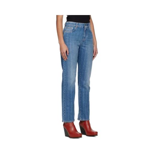 Embellished Mid-Rise Jeans