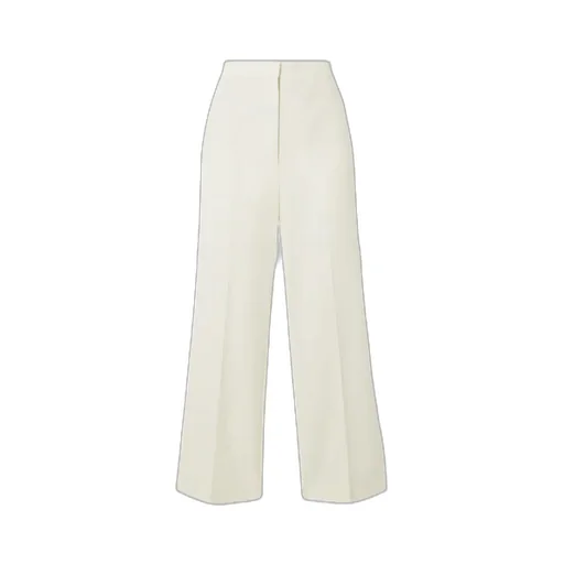 Wide-Leg Cropped Trousers