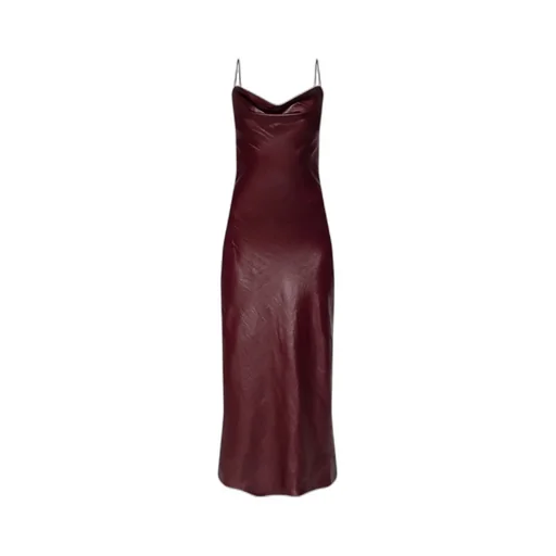 Backless Square-Neck Midi Dress