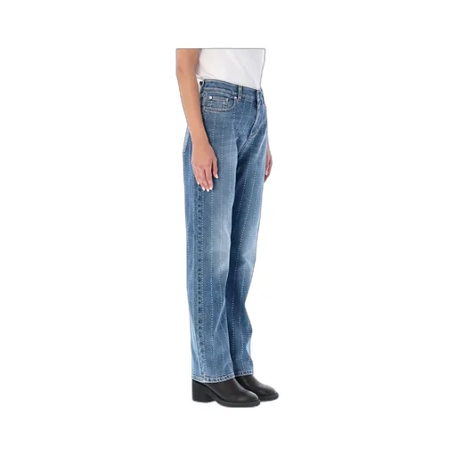 Embellished Mid-Rise Jeans