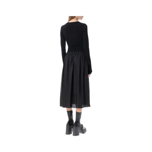 Technical Shiny Knit Dress