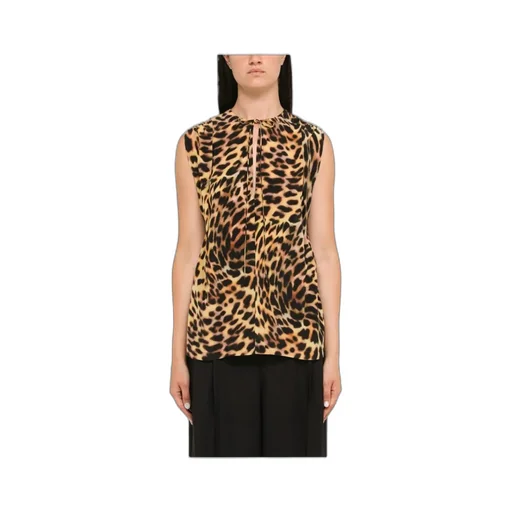 Cheetah Print Blouse