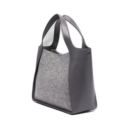 Eco Felt Top-Handle Shoulder Bag