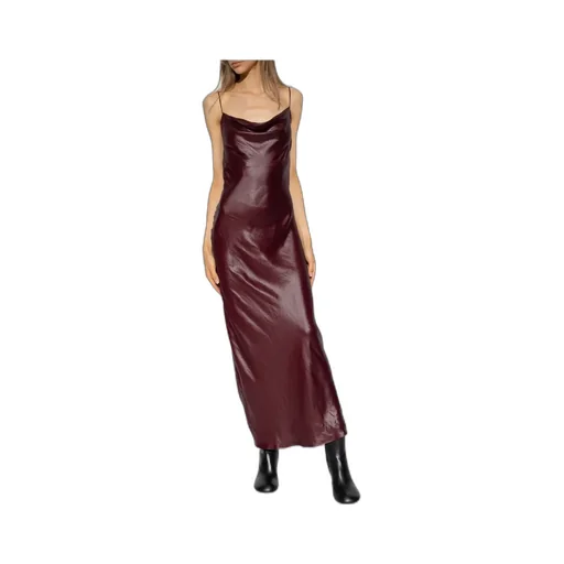 Backless Square-Neck Midi Dress