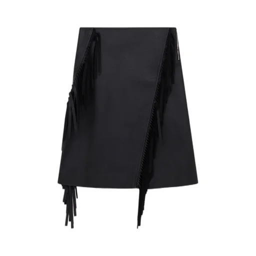 Fringed Midi Skirt