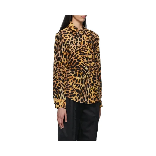 Leopard Pattern Long-Sleeved Shirt