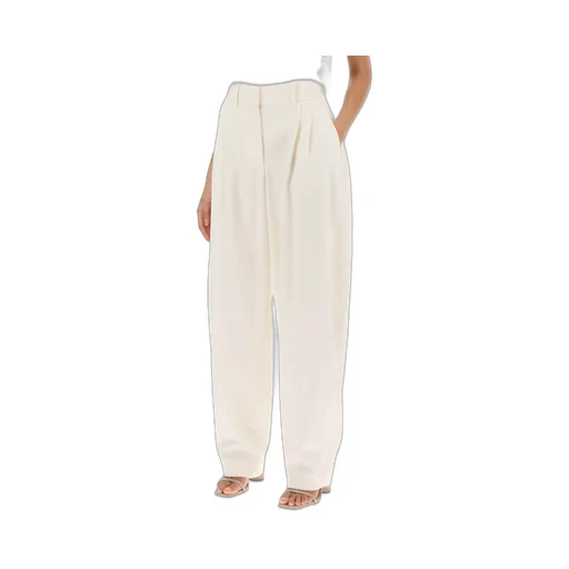 Pleated Wide Leg Trousers