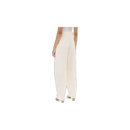 Pleated Wide Leg Trousers