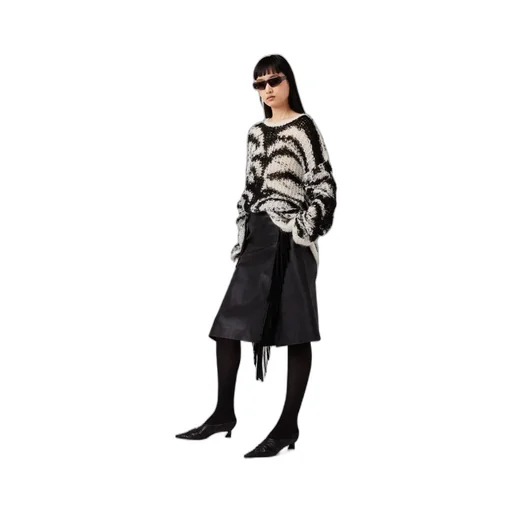 Fringed Midi Skirt