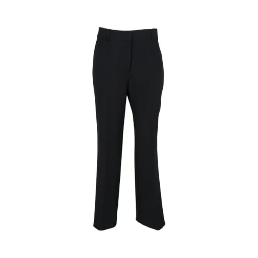 Black Twill Tailored Pants