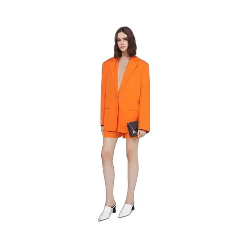 Single-Breasted Tailored Blazer