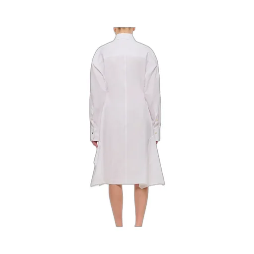 Collared Long-Sleeve Shirt Dress