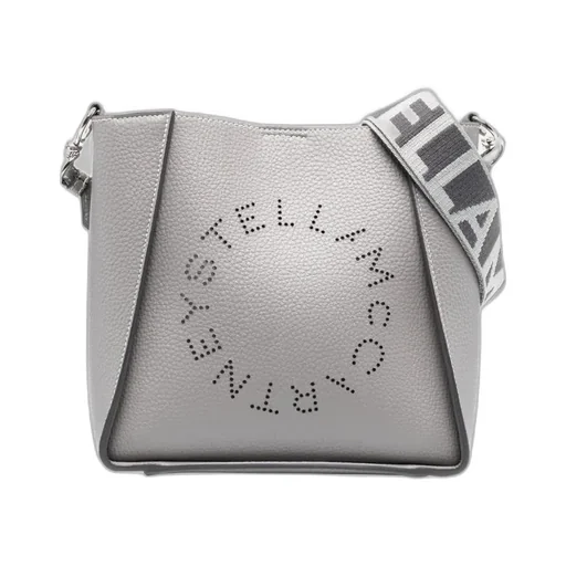 Logo Perforated Crossbody Bag