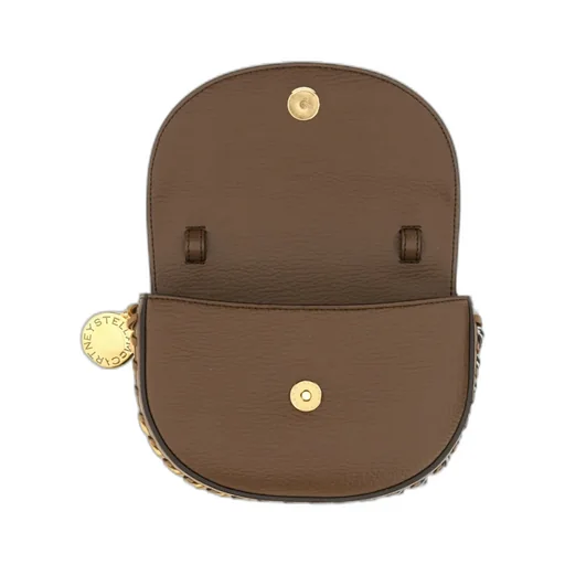 Logo Charm Chain-Detailed Shoulder Bag