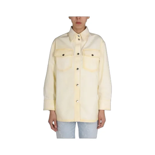 Buttoned Long-Sleeved Jacket