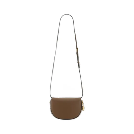 Logo Charm Chain-Detailed Shoulder Bag