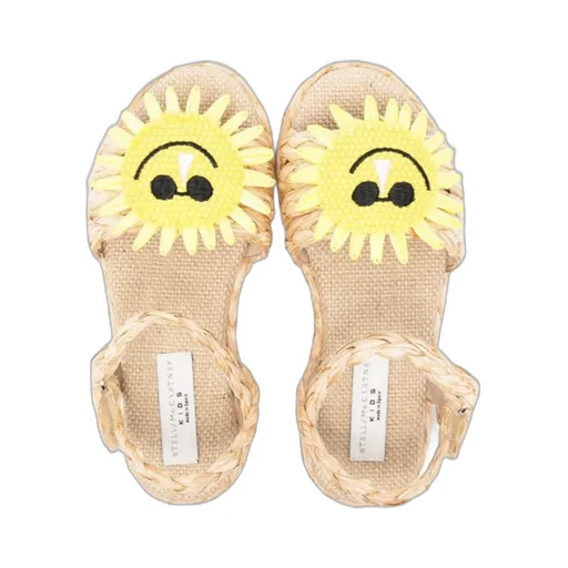 Sun-Patch Slingback Touch Strap Sandals