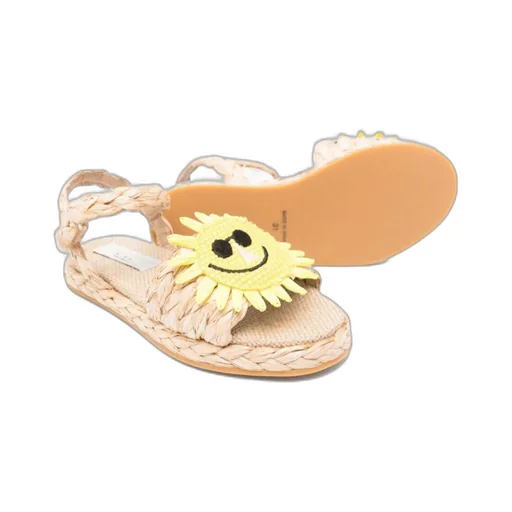 Sun-Patch Slingback Touch Strap Sandals