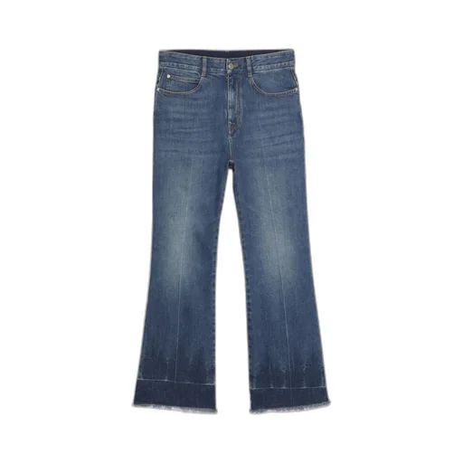 Cropped Flared Jeans