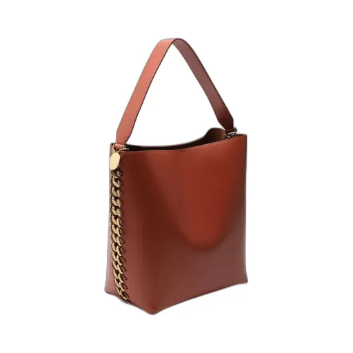 Chain Link Open Top Shoulder Bag