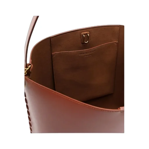 Chain Link Open Top Shoulder Bag
