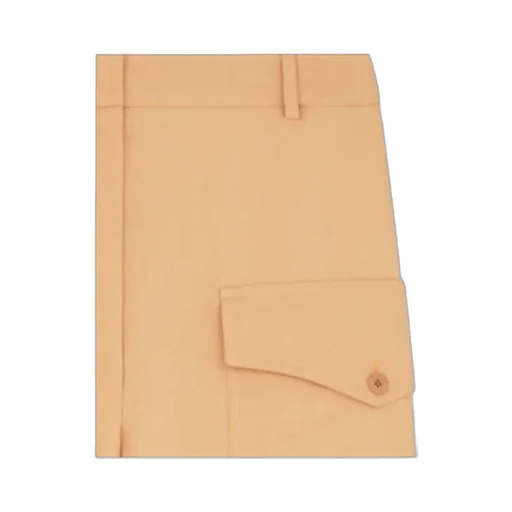 Cropped Straight-Leg Trousers