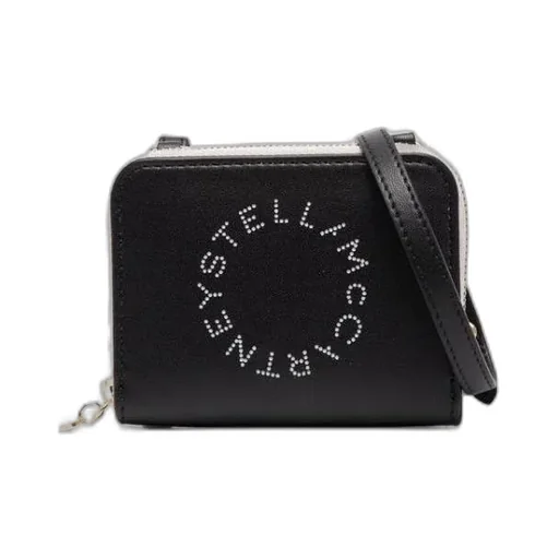 Logo Detailed Strapped Wallet