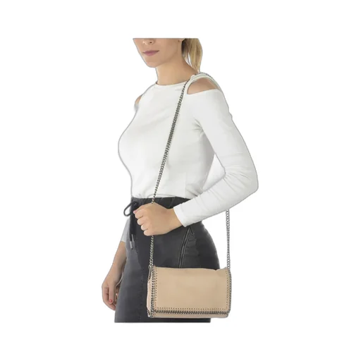 Falabella Crystal-Embellished Cross-Body Bag