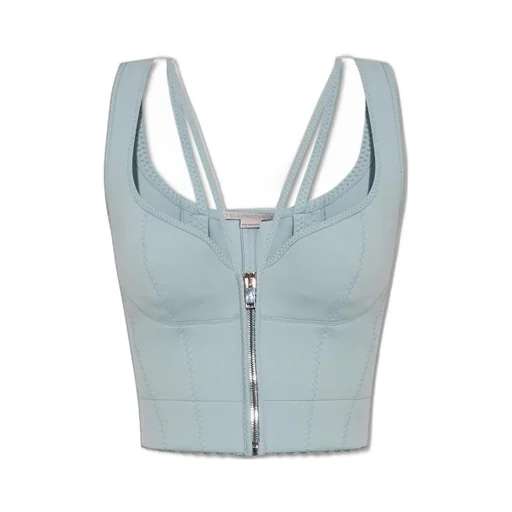 Scuba Zip Corset Top