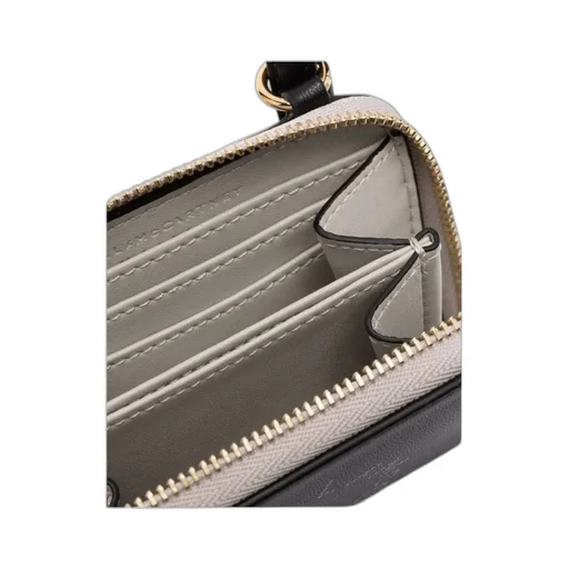 Logo Detailed Strapped Wallet