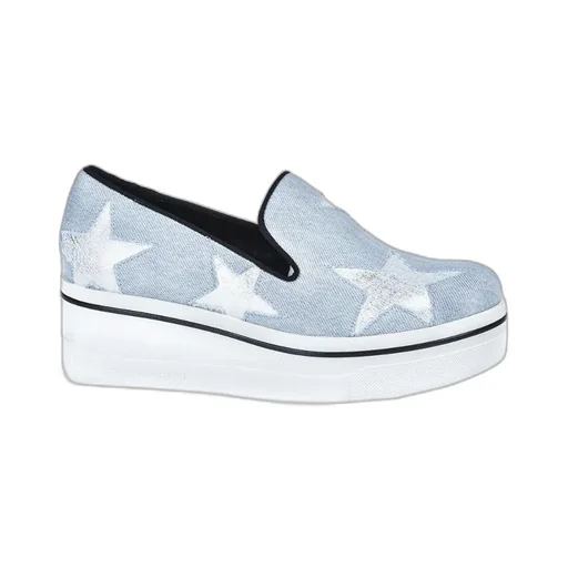 Star Pattern Platform Loafers