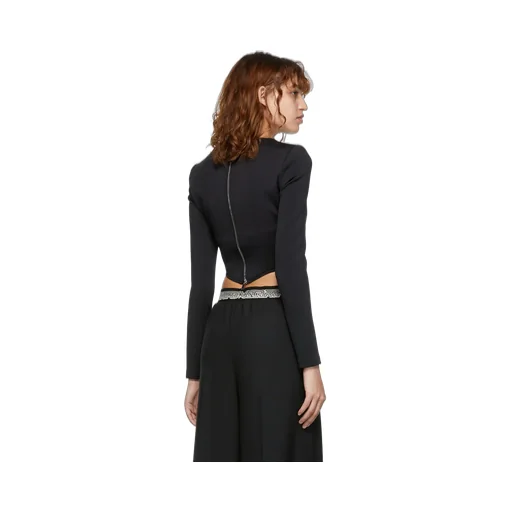Panneled Long-Sleeve Top