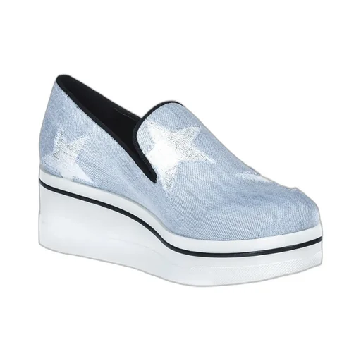 Star Pattern Platform Loafers