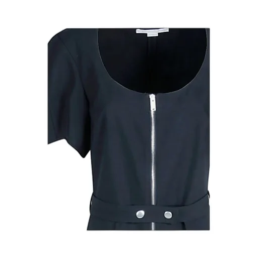 Wide-Leg Zipped Jumpsuit