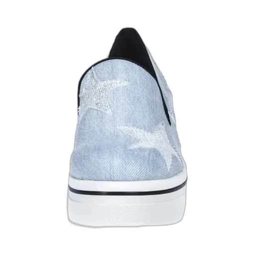 Star Pattern Platform Loafers