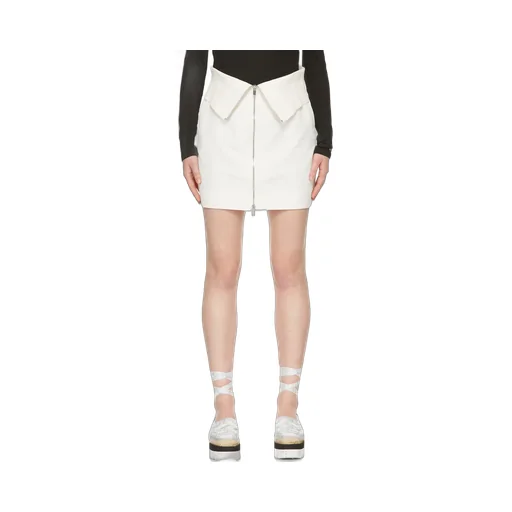 Zip-Up Mini Skirt