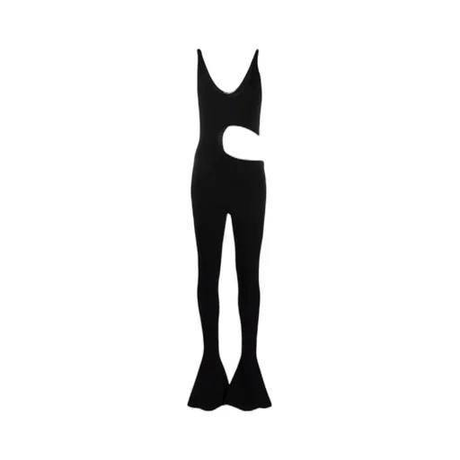 Cut-Out Sleeveless Jumpsuit