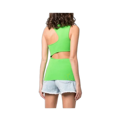 Cut Out Crewneck Tank Top
