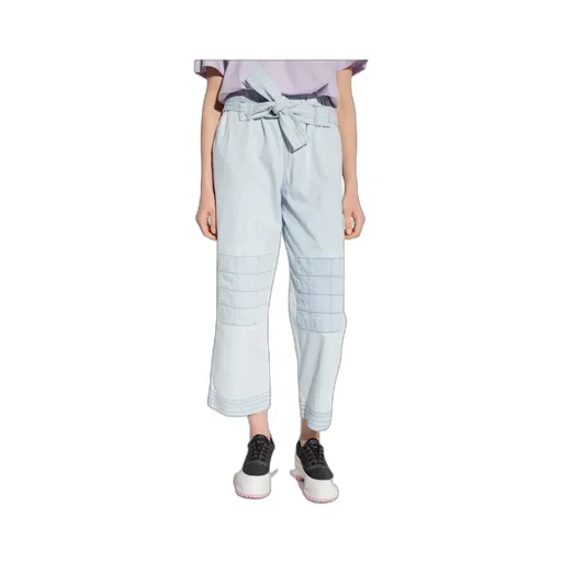 Belted Denim Trousers