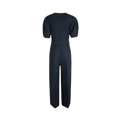 Wide-Leg Zipped Jumpsuit