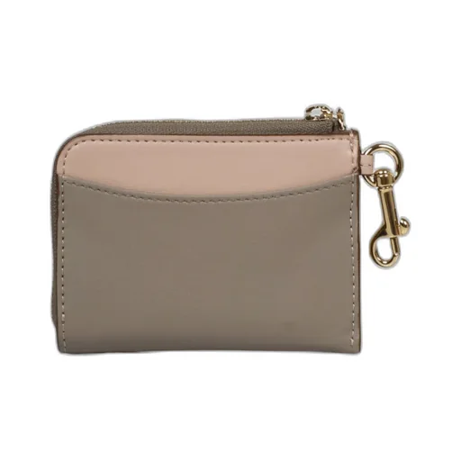 Logo Perforated Zipped Wallet